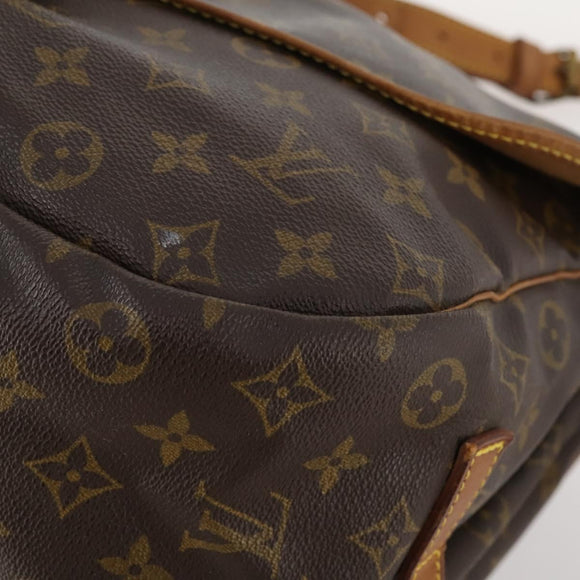 LOUIS VUITTON Monogram Saumur 35 Shoulder Bag M42254 LV Auth bs33561