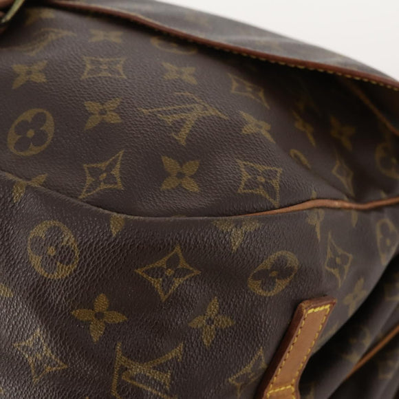 LOUIS VUITTON Monogram Saumur 35 Shoulder Bag M42254 LV Auth bs33561