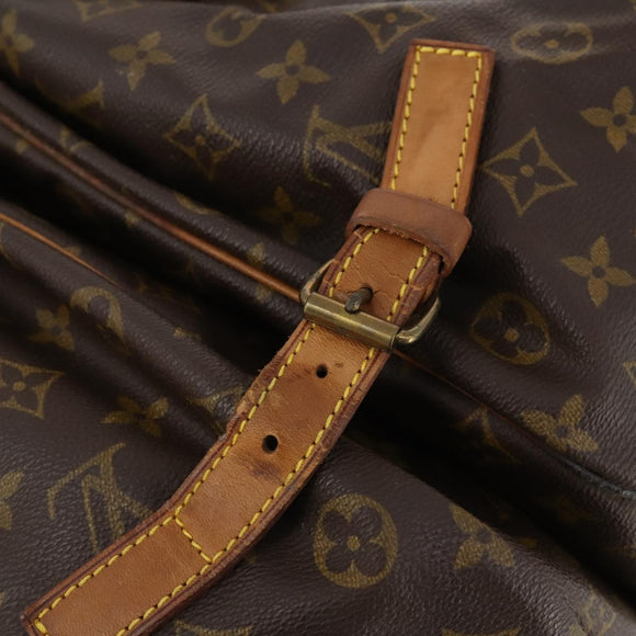 LOUIS VUITTON Monogram Saumur 35 Shoulder Bag M42254 LV Auth bs33561