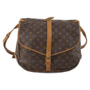 LOUIS VUITTON Monogram Saumur 35 Shoulder Bag M42254 LV Auth bs33561-13