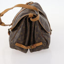 LOUIS VUITTON Monogram Saumur 35 Shoulder Bag M42254 LV Auth bs33561-3
