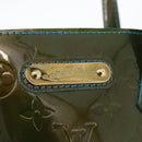 LOUIS VUITTON Monogram Vernis Wilshire PM Bag Blue Lagon M91724 LV Auth bs33564-17