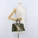 LOUIS VUITTON Monogram Vernis Wilshire PM Bag Blue Lagon M91724 LV Auth bs33564-22