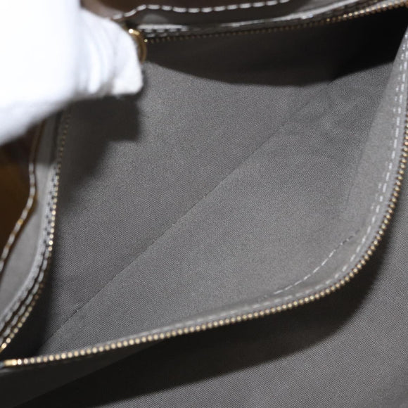 LOUIS VUITTON Monogram Vernis Wilshire PM Tasche Gris Art Deco M91627 Auth bs33565