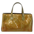 LOUIS VUITTON Monogram Vernis Wilshire PM Tasche Gris Art Deco M91627 Auth bs33565-3