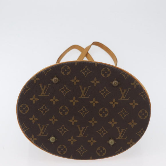 LOUIS VUITTON Monogram Bucket GM Shoulder Bag M42236 LV Auth bs33567