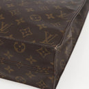 LOUIS VUITTON Monogram Sac Plat Handtasche M51140 LV Auth bs33569-10