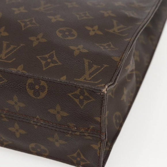LOUIS VUITTON Monogram Sac Plat Handtasche M51140 LV Auth bs33569