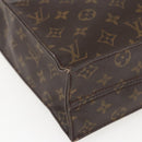 LOUIS VUITTON Monogram Sac Plat Handtasche M51140 LV Auth bs33569-11