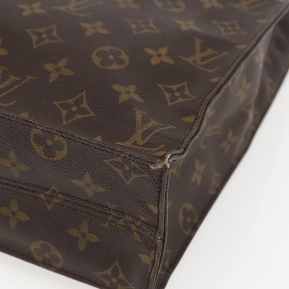 LOUIS VUITTON Monogram Sac Plat Handtasche M51140 LV Auth bs33569