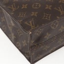 LOUIS VUITTON Monogram Sac Plat Handtasche M51140 LV Auth bs33569-13