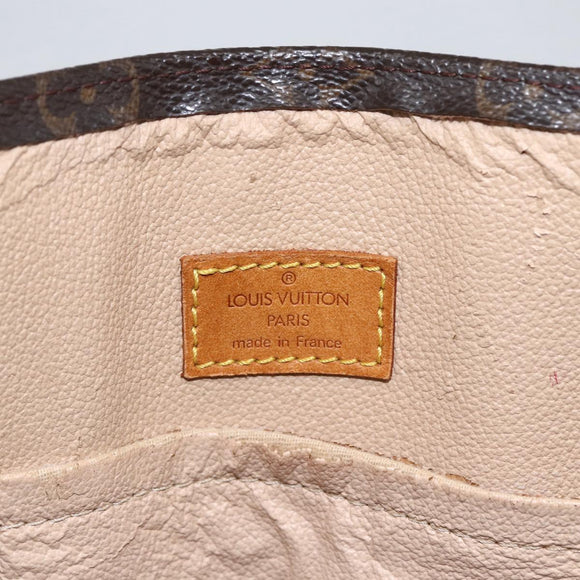 LOUIS VUITTON Monogram Sac Plat Handtasche M51140 LV Auth bs33569
