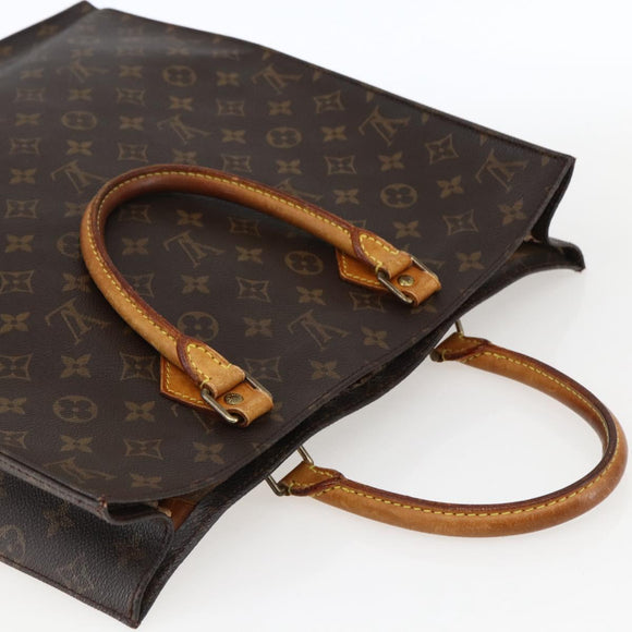 LOUIS VUITTON Monogram Sac Plat Handtasche M51140 LV Auth bs33569