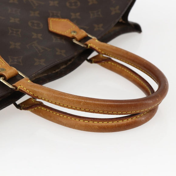 LOUIS VUITTON Monogram Sac Plat Handtasche M51140 LV Auth bs33569