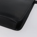 Christian Dior Shoulder Bag Leather Black Gold Auth bs33572-13