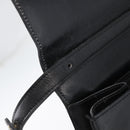 Christian Dior Shoulder Bag Leather Black Gold Auth bs33572-17
