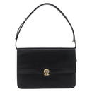 Christian Dior Shoulder Bag Leather Black Gold Auth bs33572-2
