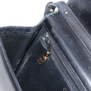 Christian Dior Shoulder Bag Leather Black Gold Auth bs33572-22