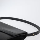 Christian Dior Shoulder Bag Leather Black Gold Auth bs33572-8