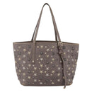 Jimmy Choo Tote Bag Leather Gray Auth bs33580-2