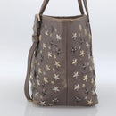 Jimmy Choo Tote Bag Leather Gray Auth bs33580-5