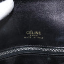 CELINE Horse Carriage Shoulder Bag Leather Black Gold Auth bs33584-16
