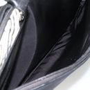 BURBERRY Nova Check Black label Hand Bag Nylon Silver Black Auth bs33588-20