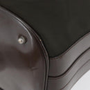 GUCCI Bamboo Hand Bag Nylon Khaki Silver 001 3754 1657 Auth bs33590-14