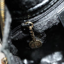 GUCCI Bamboo Body Bag Patent leather Black Gold Auth bs33591-22
