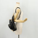 GUCCI Bamboo Body Bag Patent leather Black Gold Auth bs33591-23