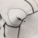 Chloe Hand Bag Leather White Silver Auth bs33592-16
