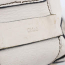 Chloe Hand Bag Leather White Silver Auth bs33592-17