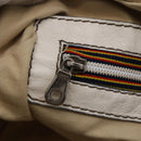 Chloe Hand Bag Leather White Silver Auth bs33592-20