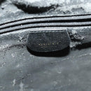 GUCCI Bamboo Hand Bag Leather 2way Black Gold 001 1705 1638 Auth bs33593-19