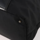 GUCCI Boston Bag Nylon Black Silver 019 2855 0530 508 Auth bs33595-12