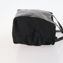 GUCCI Boston Bag Nylon Black Silver 019 2855 0530 508 Auth bs33595-4