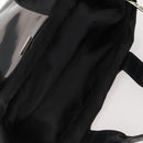 GUCCI Boston Bag Nylon Black Silver 019 2855 0530 508 Auth bs33595-6