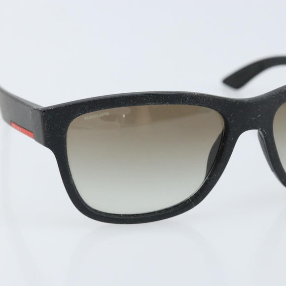 PRADA Sunglasses plastic Black Auth bs33599