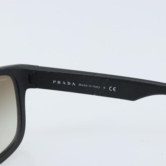 PRADA Sunglasses plastic Black Auth bs33599