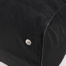 PRADA Boston Bag Nylon Black Silver Auth bs33603-14
