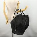 PRADA Boston Bag Nylon Black Silver Auth bs33603-24