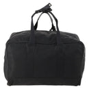 PRADA Boston Bag Nylon Black Silver Auth bs33603-2