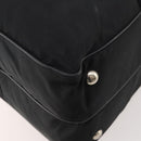PRADA Boston Bag Nylon Black Silver Auth bs33605-17