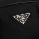 PRADA Boston Bag Nylon Black Silver Auth bs33605-19