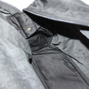 PRADA Boston Bag Nylon Black Silver Auth bs33605-23