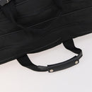 PRADA Boston Bag Nylon Black Silver Auth bs33605-7