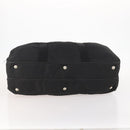 PRADA Boston Bag Nylon Black Silver Auth bs33605-5