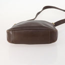 GUCCI Bamboo Hand Bag Leather 2way Brown Gold 001 3444 1638 Auth bs33606-5