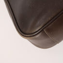 GUCCI Bamboo Hand Bag Leather 2way Brown Gold 001 3444 1638 Auth bs33606-16