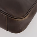 GUCCI Bamboo Hand Bag Leather 2way Brown Gold 001 3444 1638 Auth bs33606-17